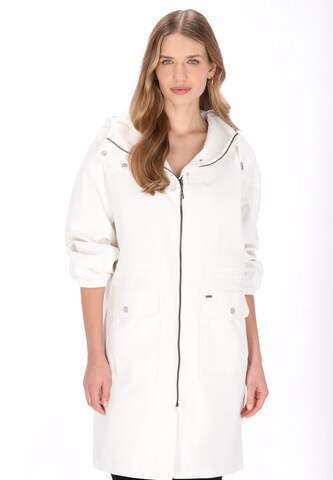 DreiMaster Klassik - Sobretudo meia-estação em branco: frente