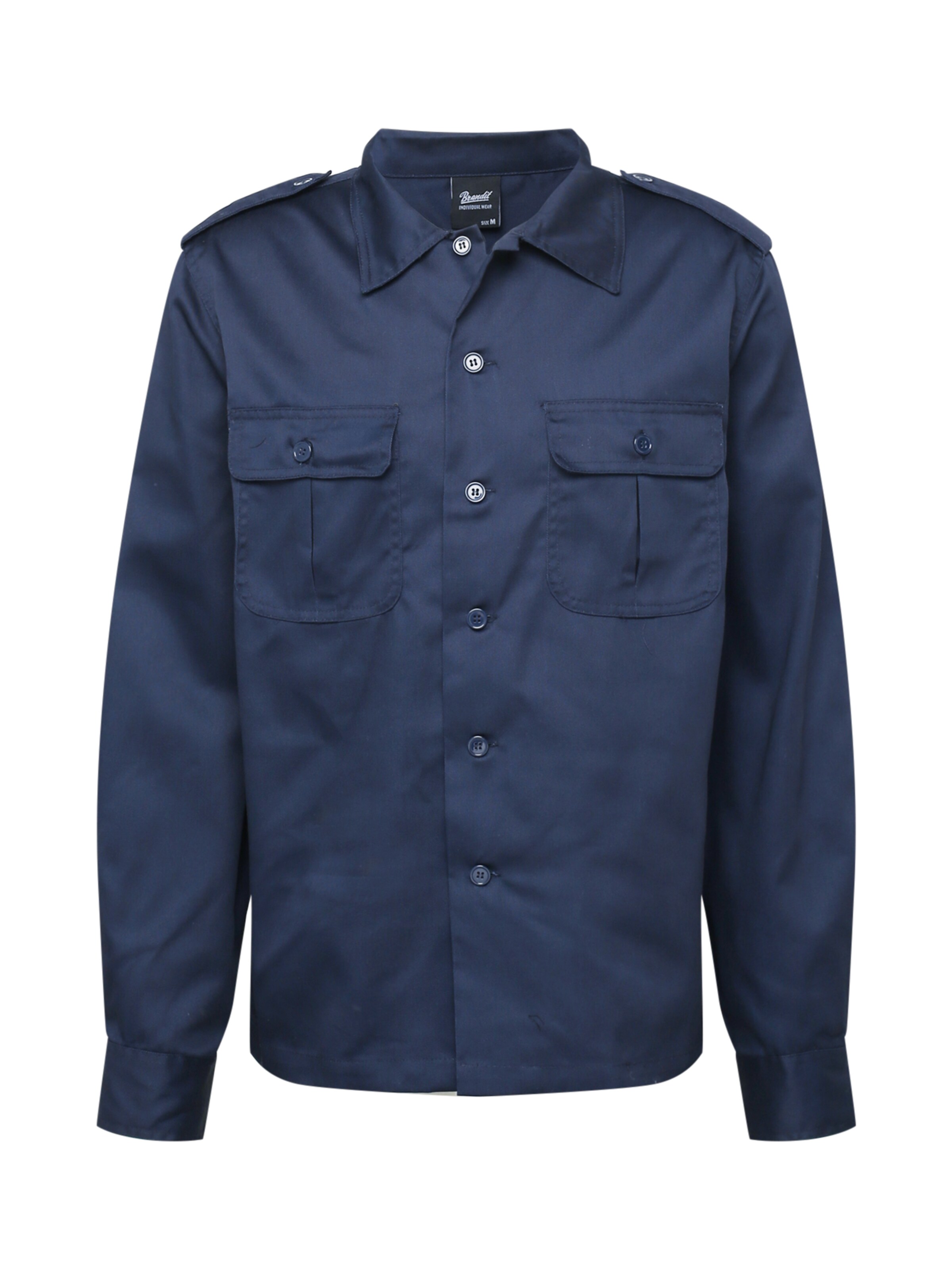 Brandit Regular fit Skjorta i blå: framsida