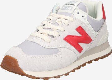 Baskets basses '574' new balance en gris : devant