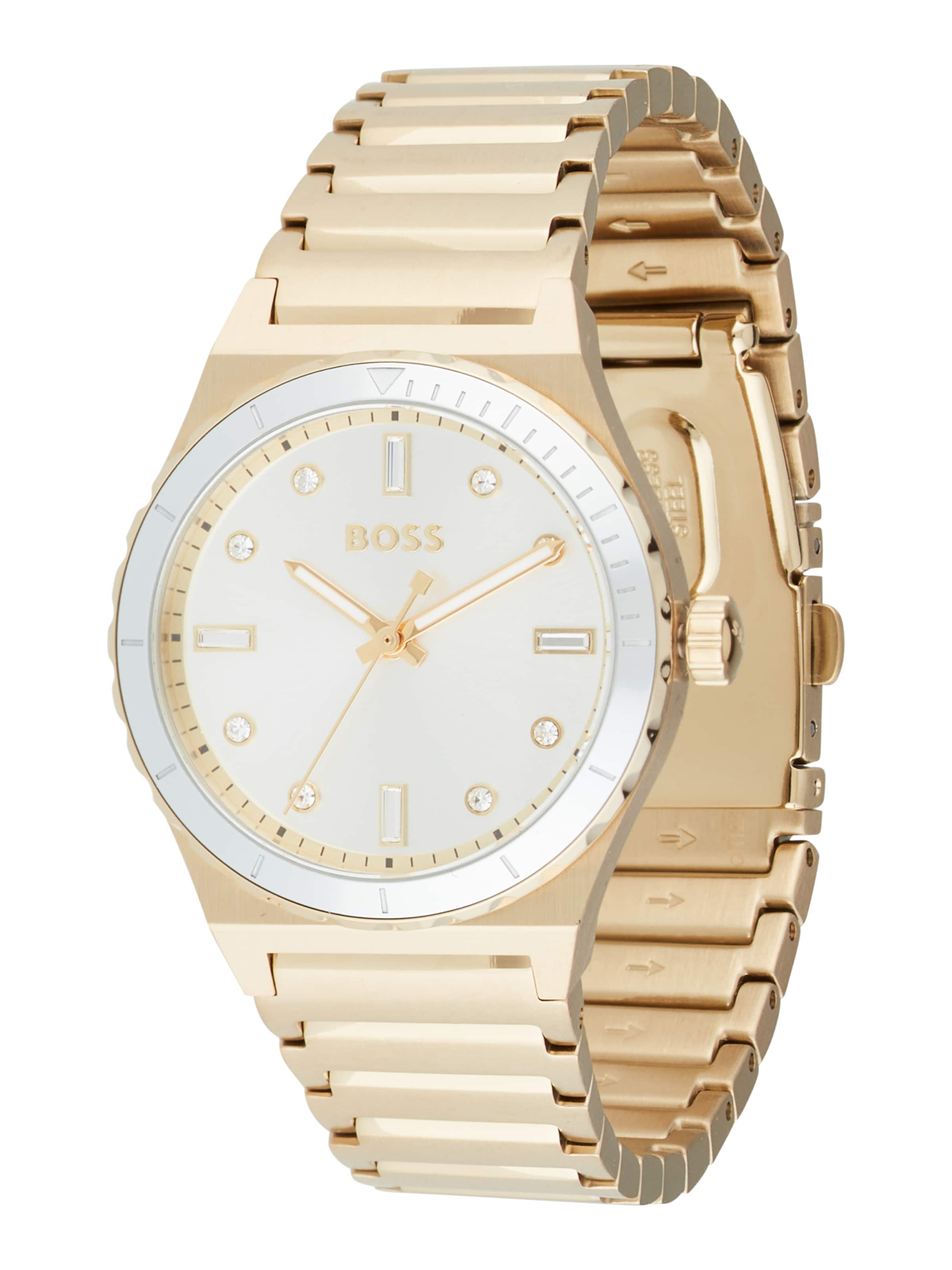 Montre à affichage analogique 'CANDOR' BOSS en or : devant