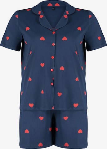 Trendyol Curve Pyjamashortsit värissä sininen: etupuoli