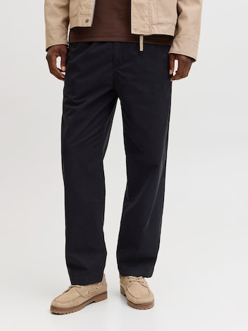 Loosefit Pantalon 'JPSTKARL LAWRENCE' JACK & JONES en noir : devant