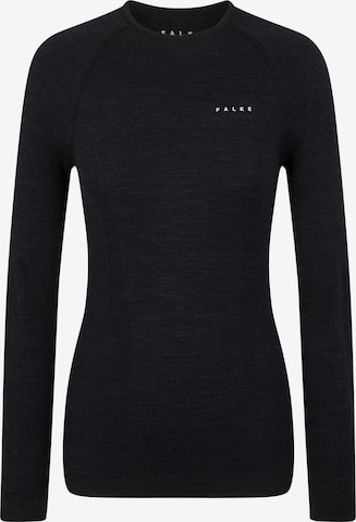 FALKE Base Layer in Black: front