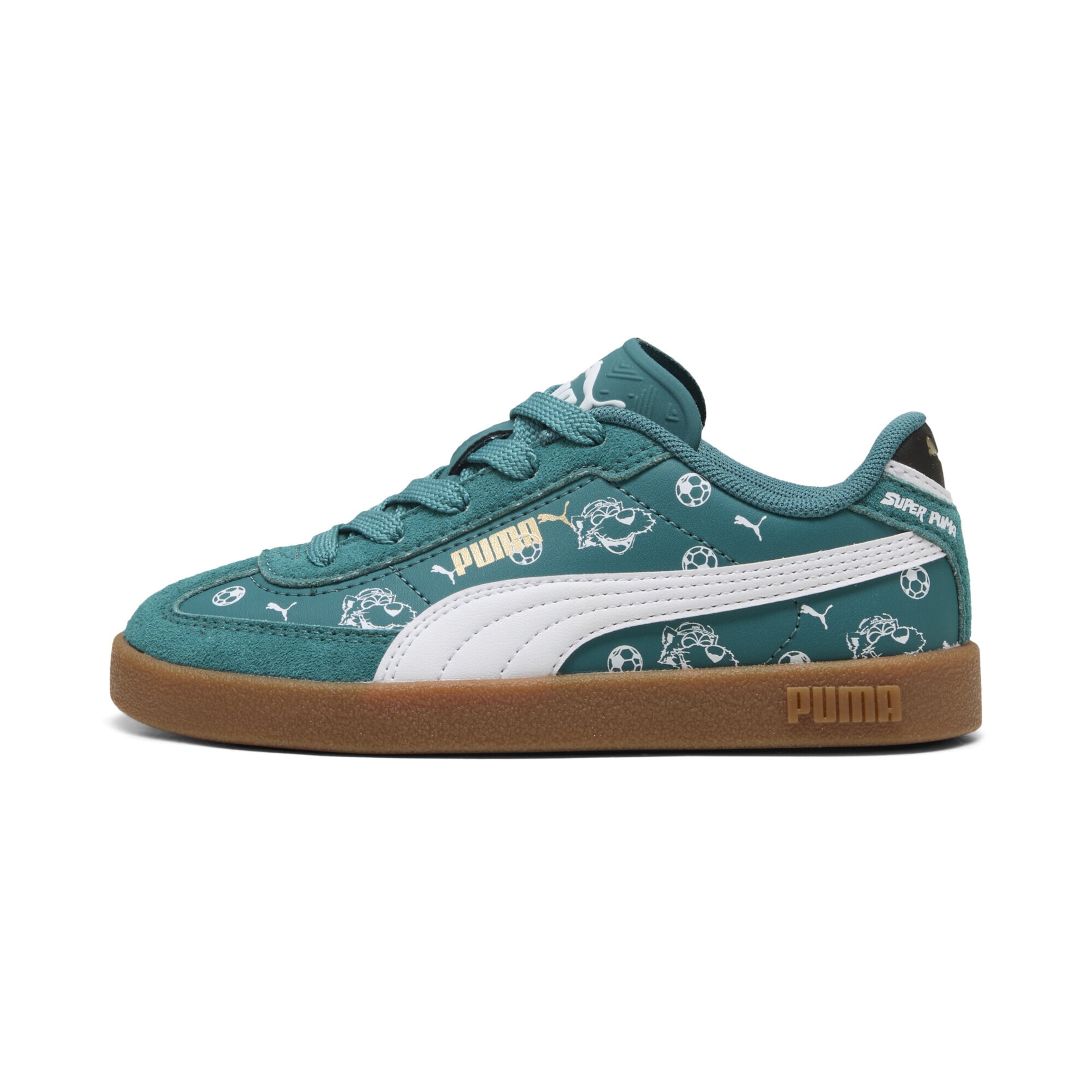 PUMA Sneakers in Groen: voorkant