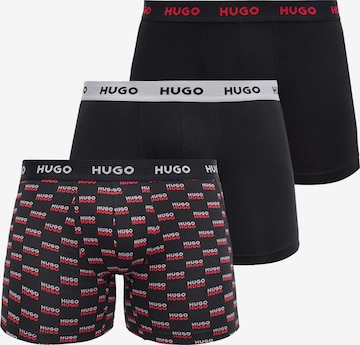 HUGO - Calzoncillo boxer en negro: frente