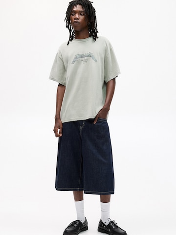 Pull&Bear Tričko 'METALLICA' – šedá