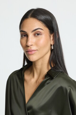ICHI - Blusa 'RUTH' en marrón