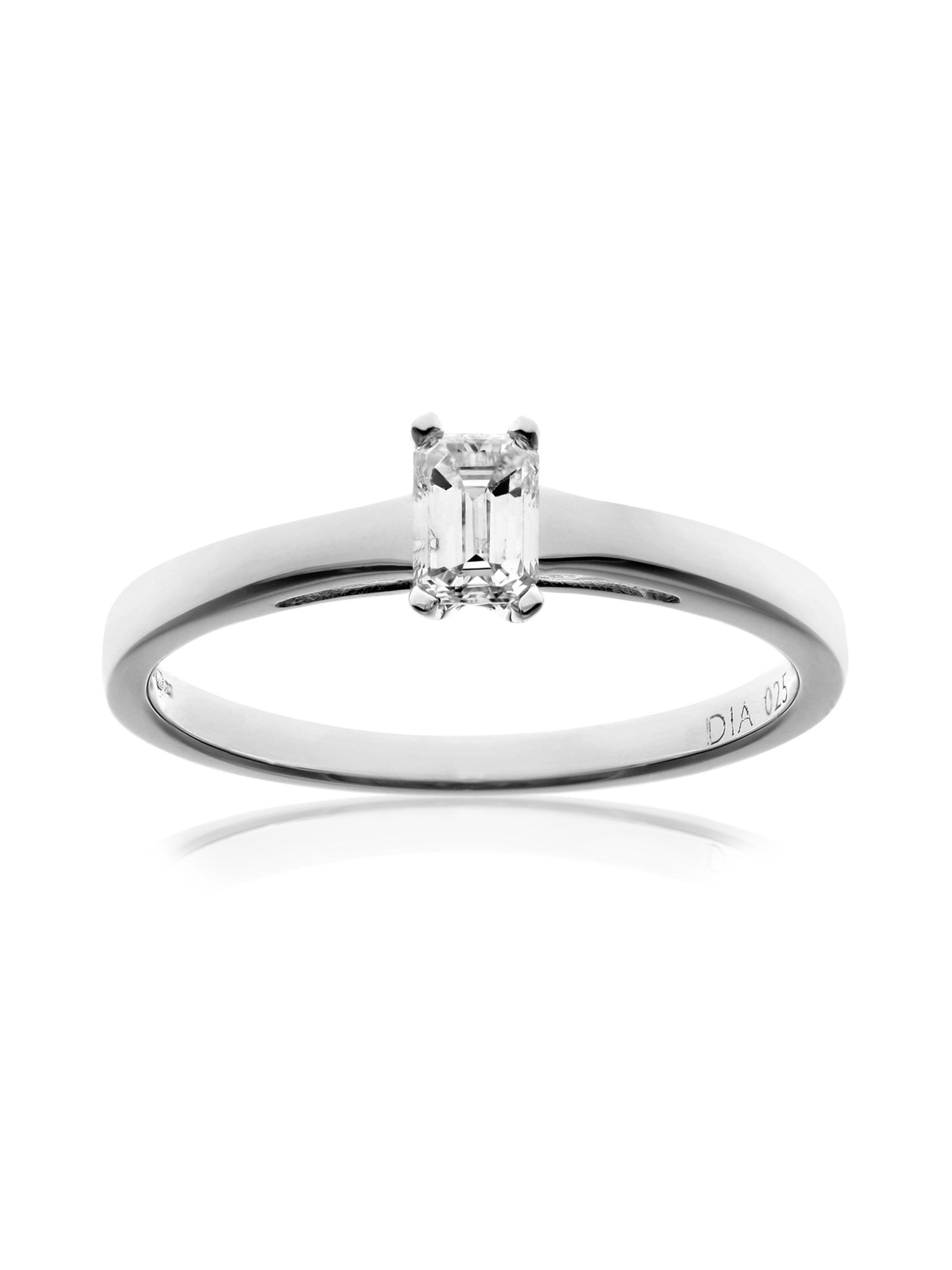 DIAMANT LETERNEL Ring‌ in Silber: Vorderseite