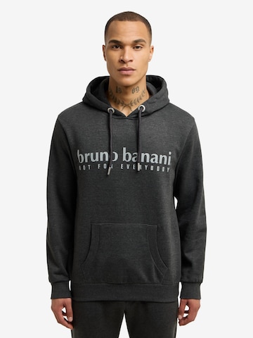 BRUNO BANANI Sweatshirt 'CARVER' in Grey: front