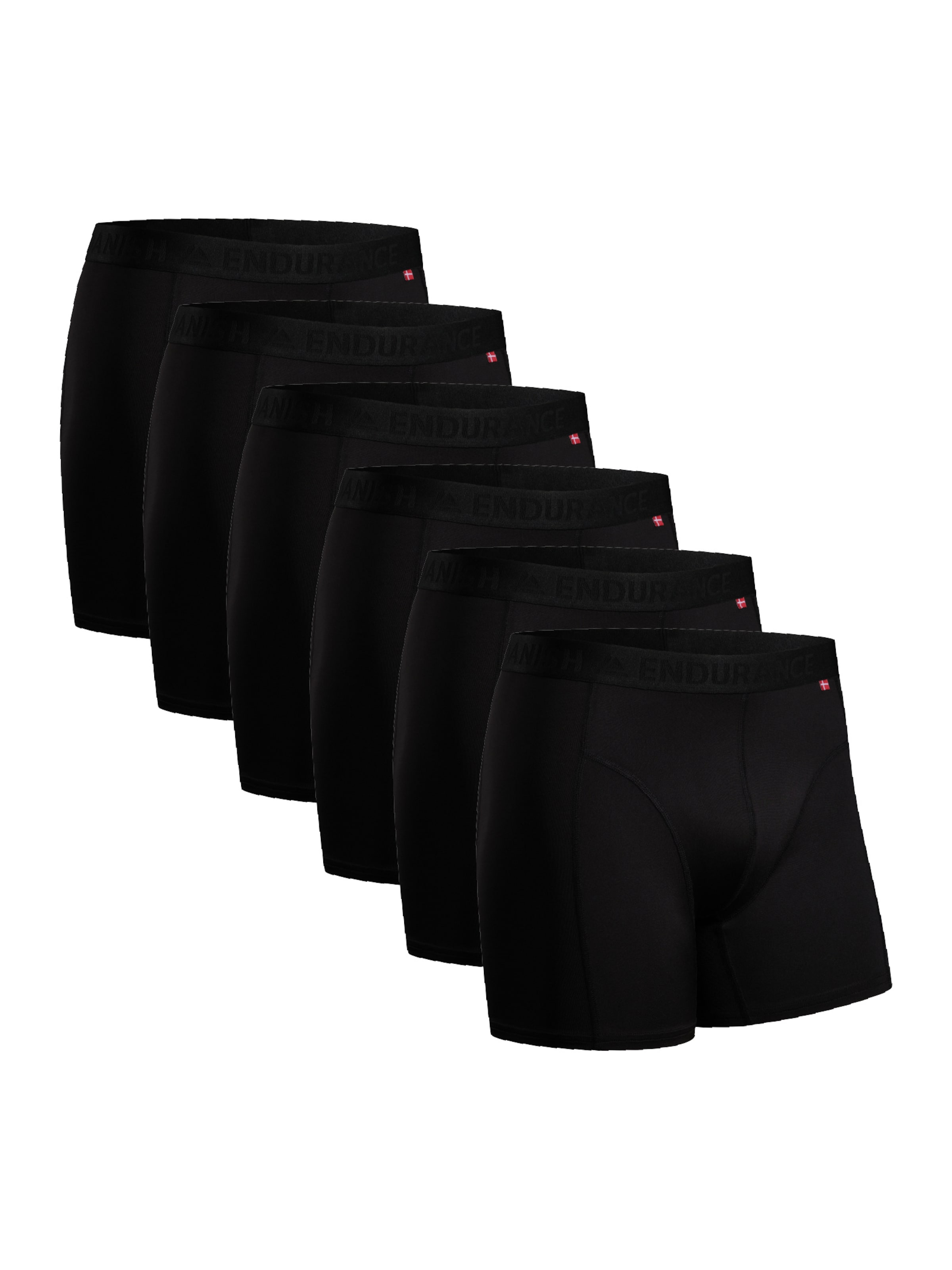 DANISH ENDURANCE Boksershorts 'Sports Trunks' i sort: forside