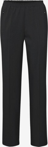 Goldner Regular Pants 'Louisa' in Black: front