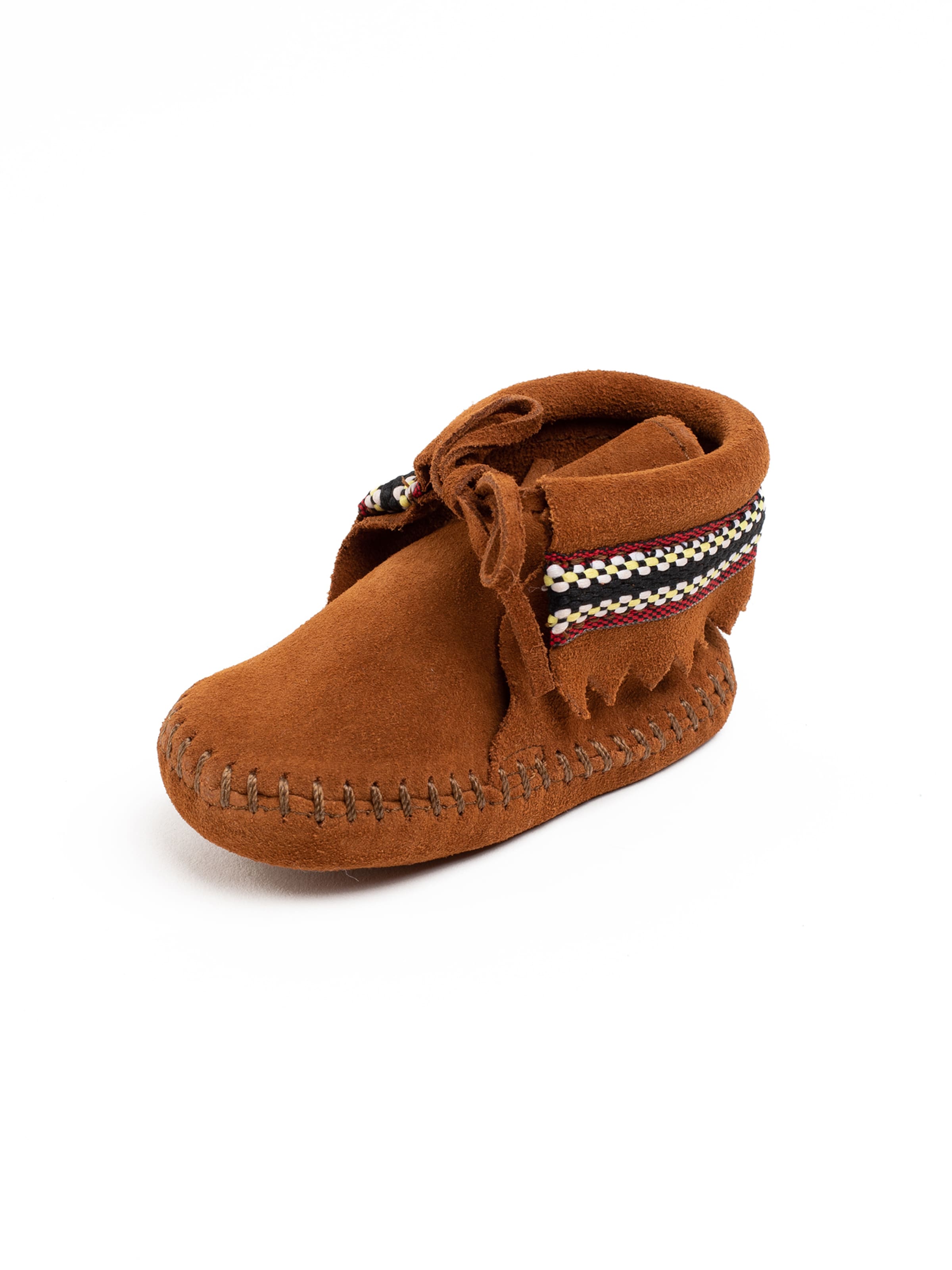 Bottes de neige 'Braid' Minnetonka en marron