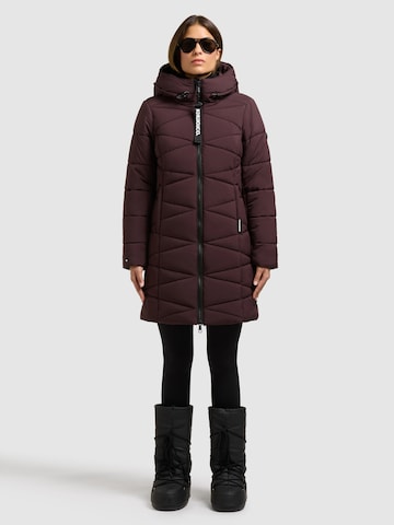 khujo Winterjas in Rood: voorkant