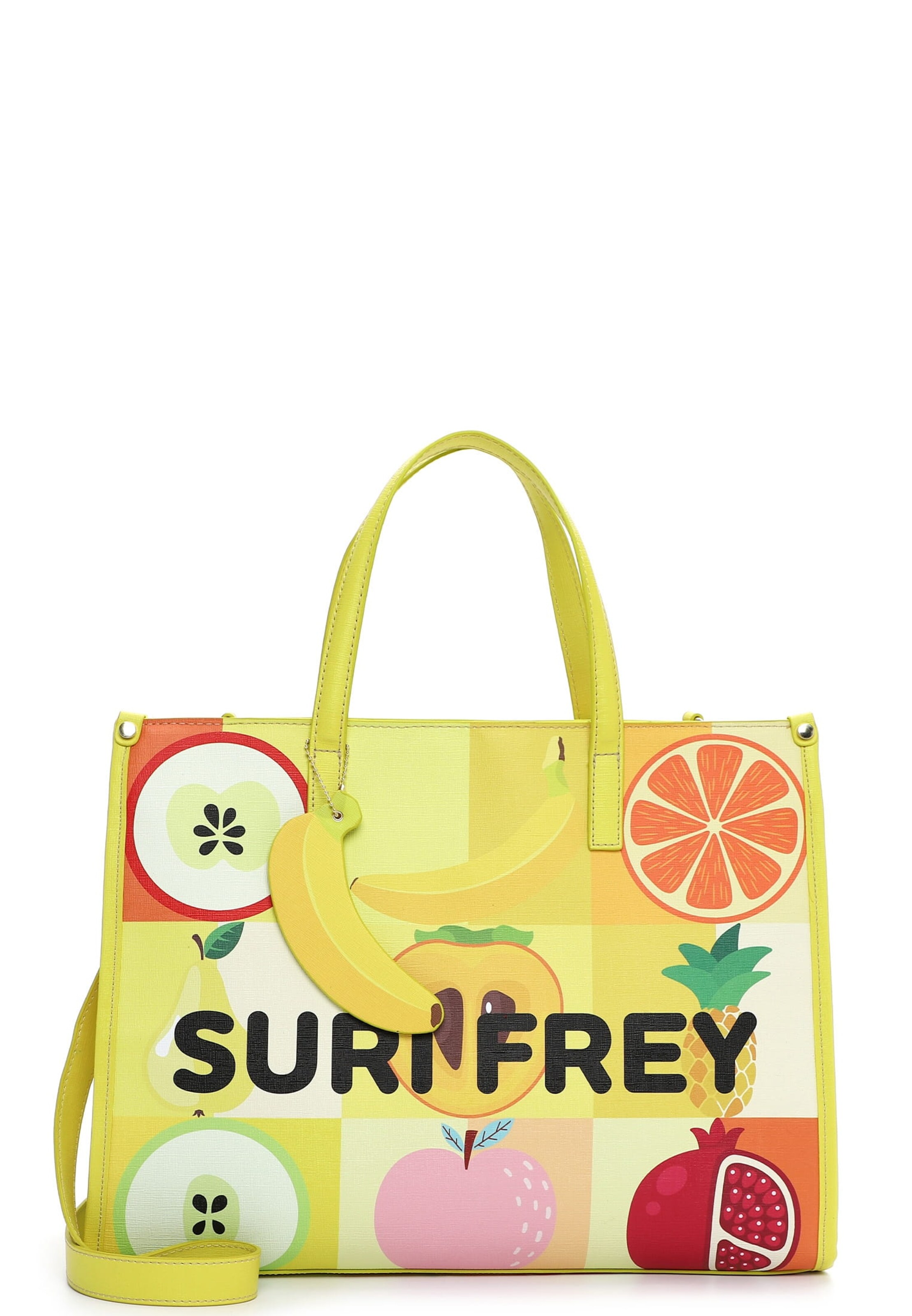 Suri Frey Shopper 'Issy' in Gelb: Vorderseite