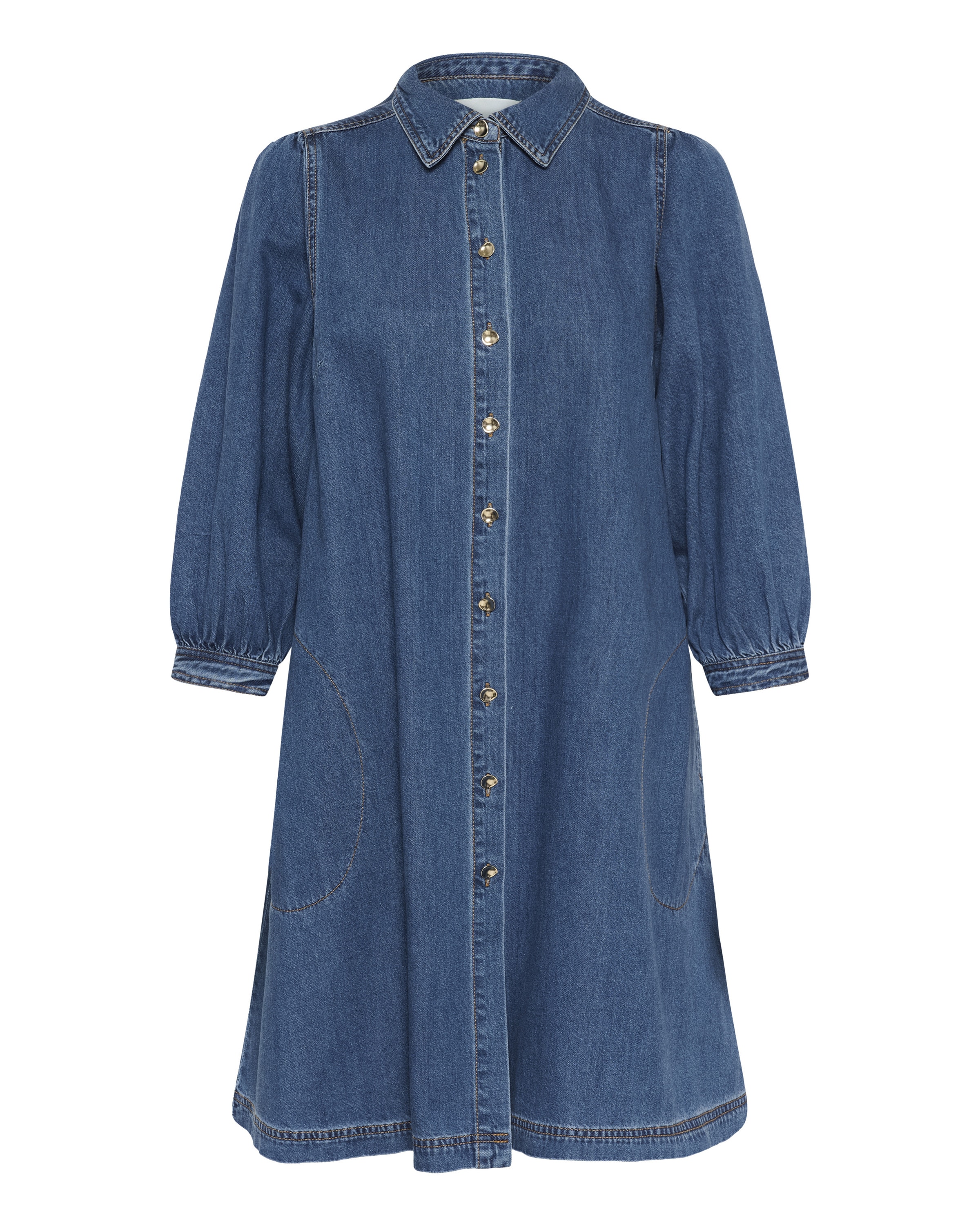 Part Two Kleid  'Eleinar' in Blau: Vorderseite