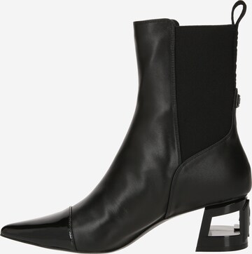 Karl Lagerfeld Ankle Boots 'TETRA HEEL' in Black