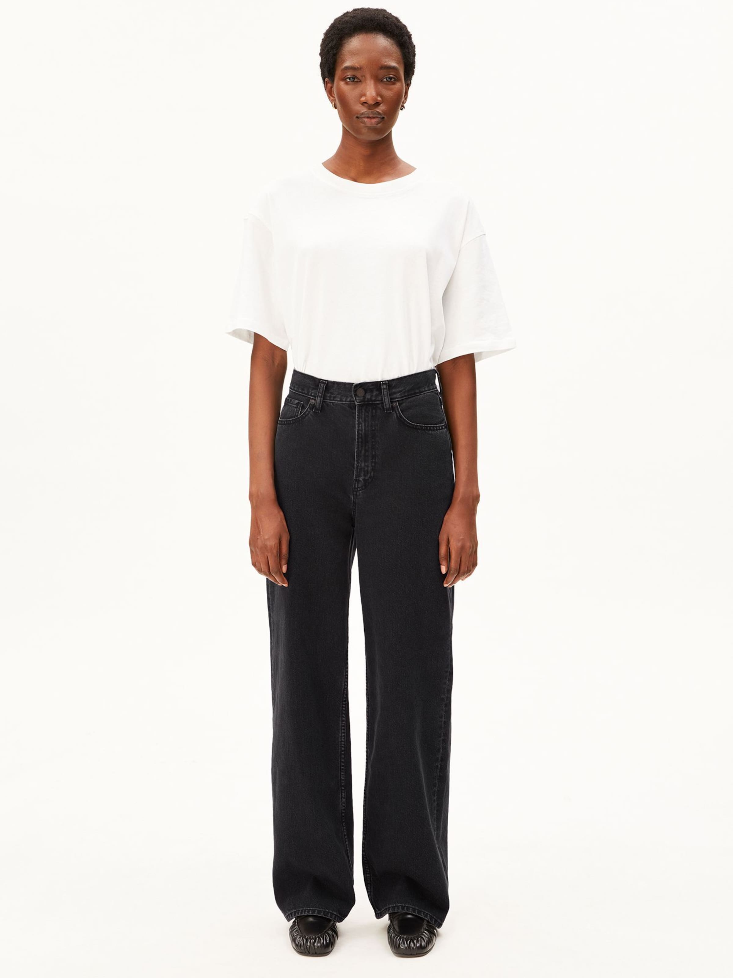 ARMEDANGELS Regular Jeans in Zwart