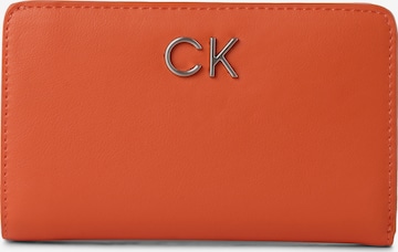 Portofel de la Calvin Klein pe portocaliu: față