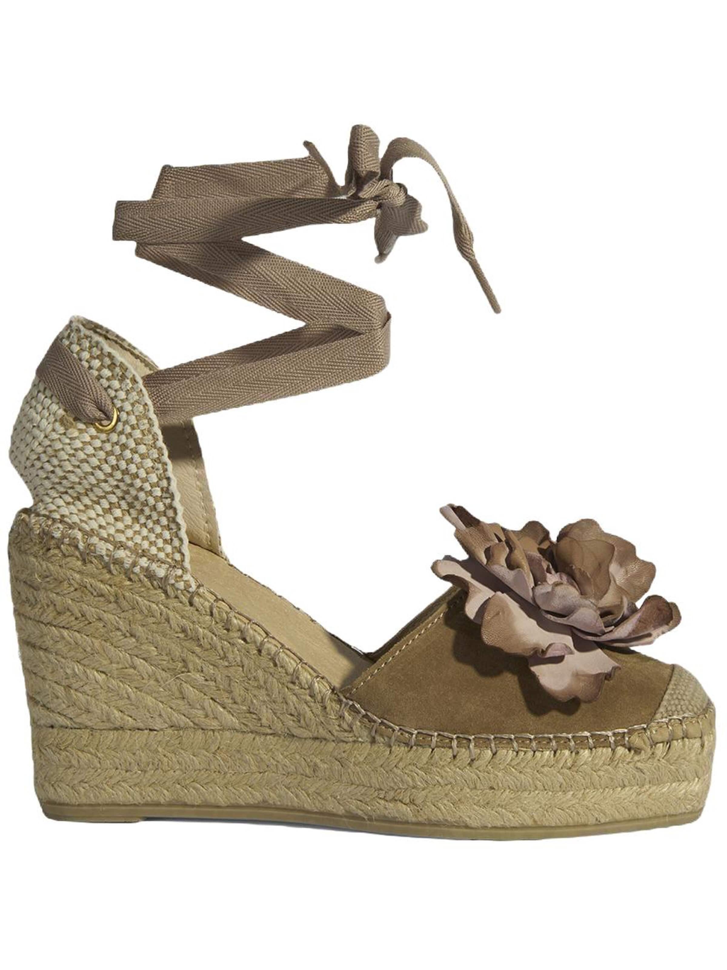 Desa Espadrilles 'Keil-Espadrilles' in Beige
