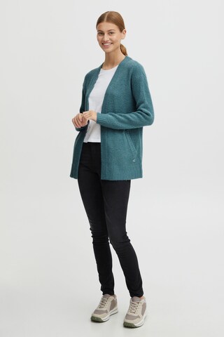 Oxmo Knit Cardigan in Blue