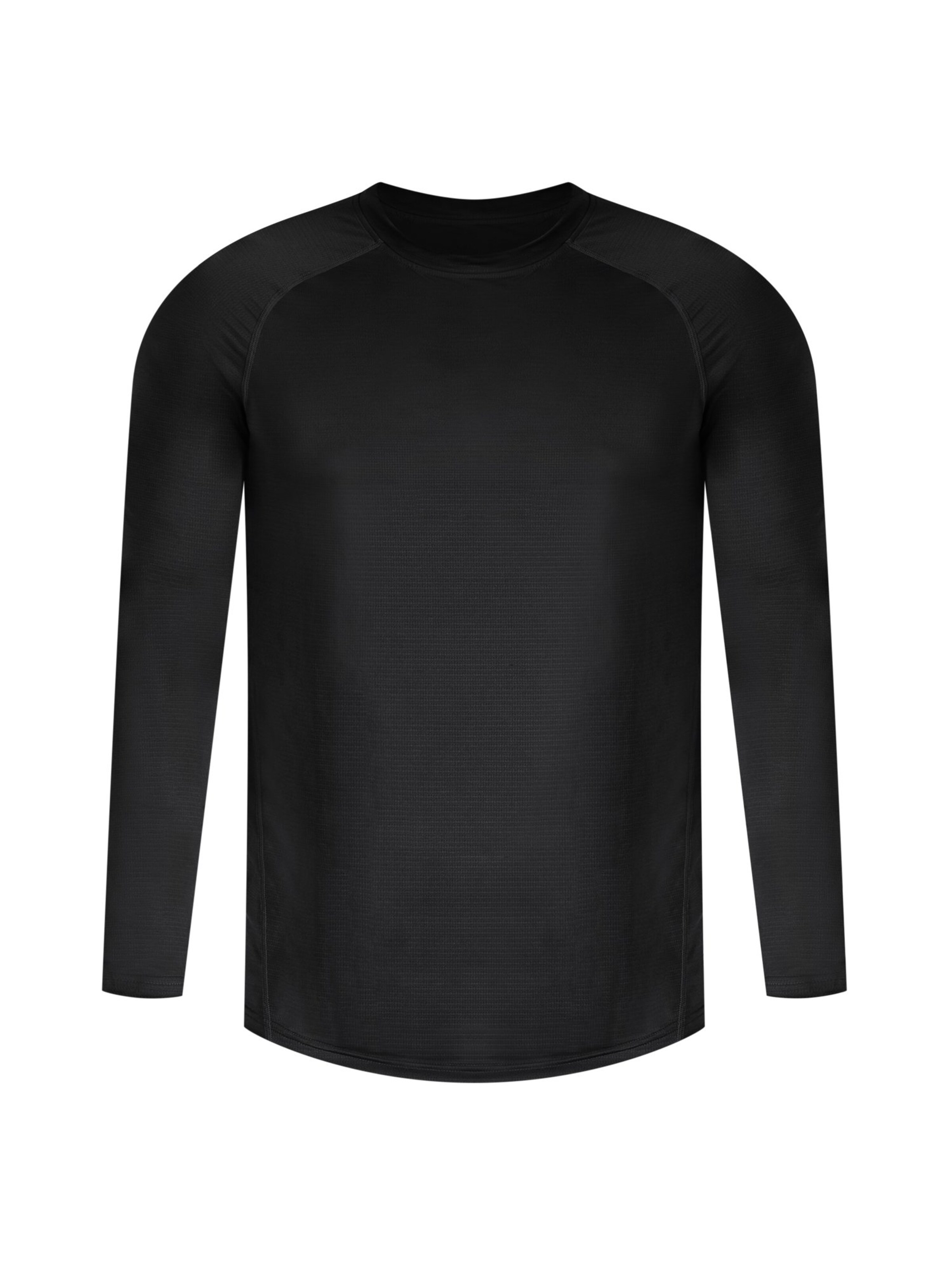 Smilodox Funktionsshirt 'Powerfit' in Schwarz: Vorderseite