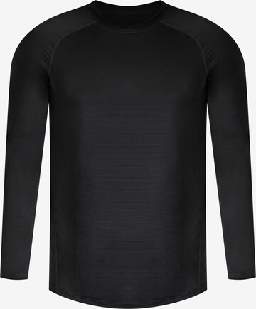 Smilodox Functioneel shirt 'Kayden' in Zwart: voorkant