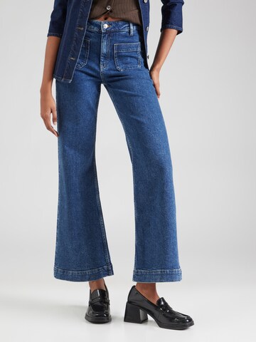 Flared Jeans di Gina Tricot in blu: frontale