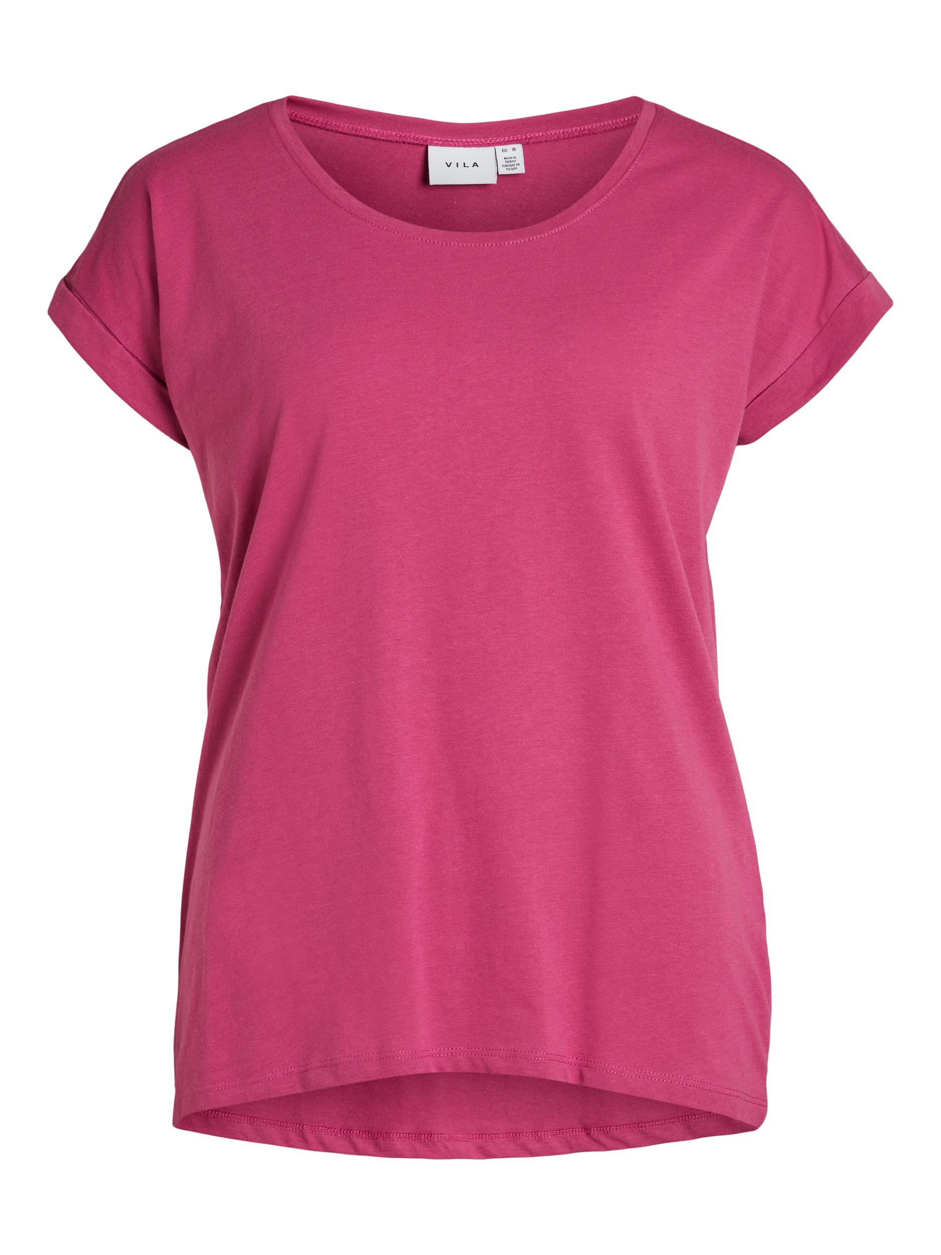 Koszulki Kobiety VILA Koszulka Dreamers w kolorze Różowym 