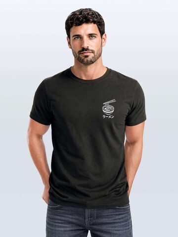 Neverless Shirt 'Ramen' in Grey: front