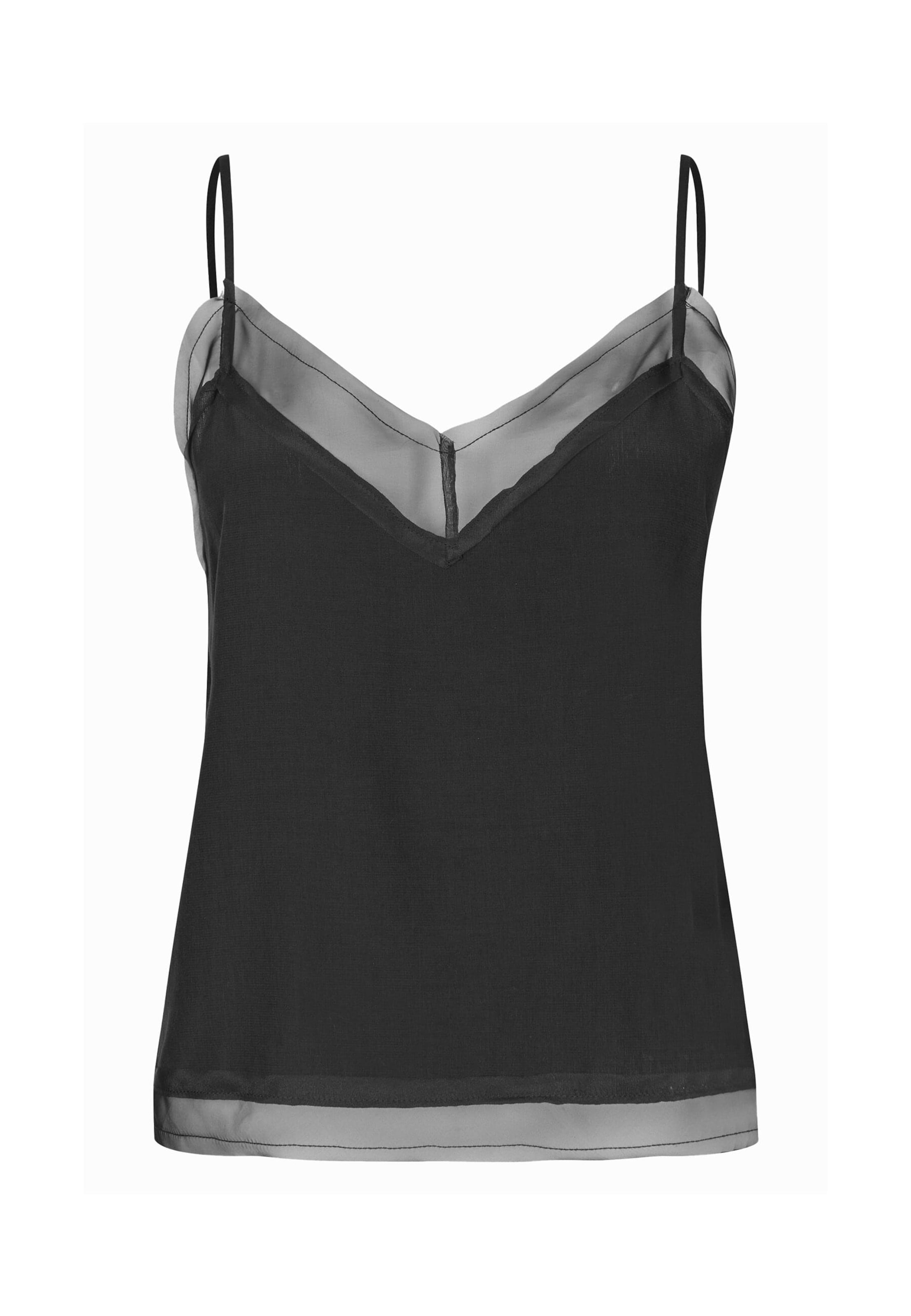 Top 'Diaz' di SECOND FEMALE in nero: frontale