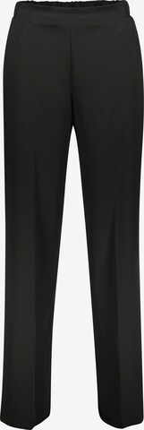 IMPERIAL Pleat-Front Pants in Black: front