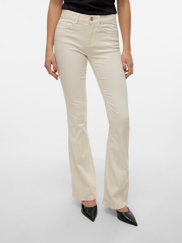 VERO MODA Flared Jeans 'VMFlash' in Beige