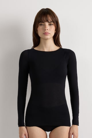 INTIMISSIMI Shirt 'Ultralight' in Schwarz: Vorderseite