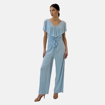 Tuta jumpsuit di Elara in blu: frontale