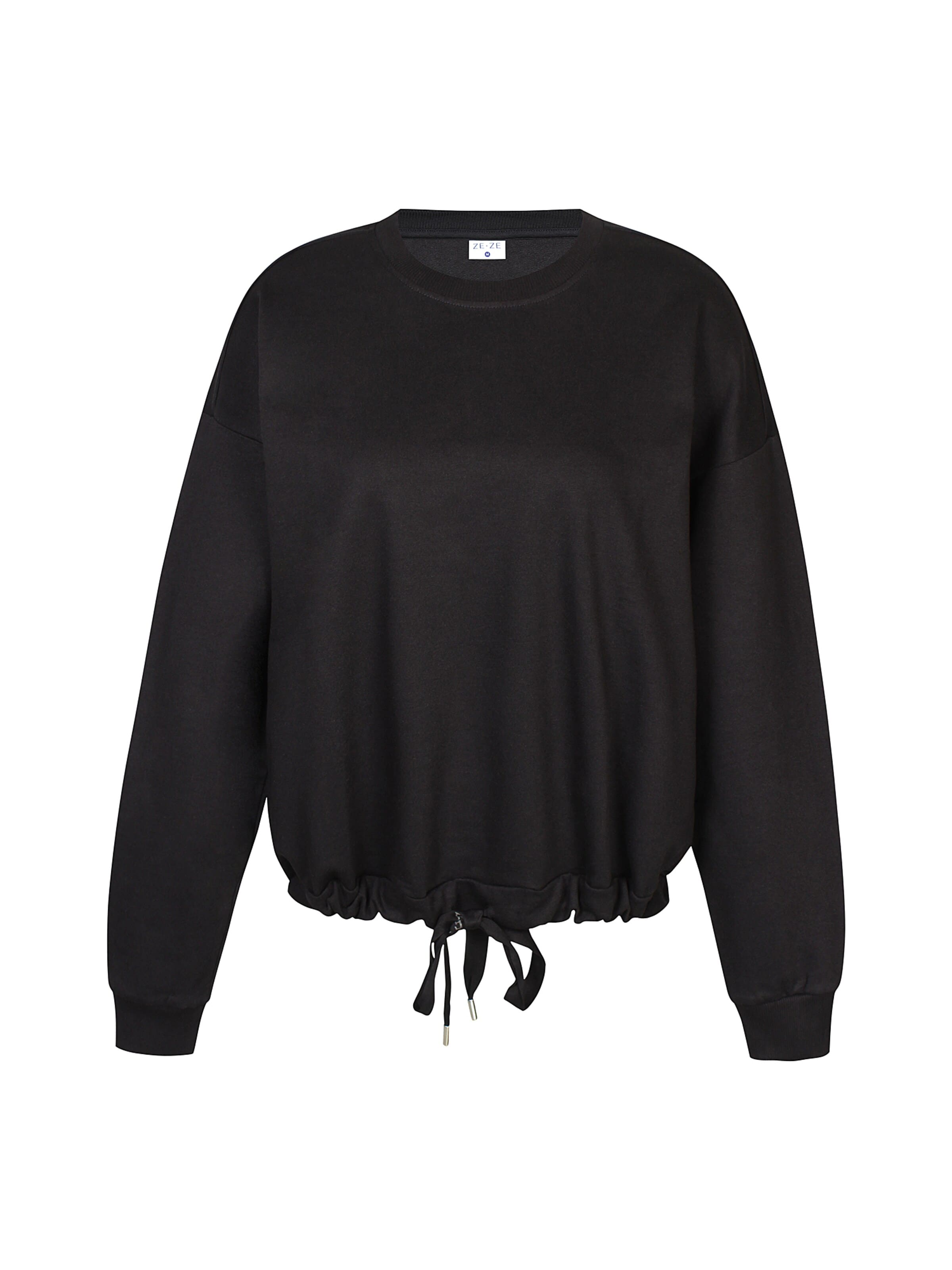 Sweat-shirt 'Gila 191' ze-ze en noir : devant