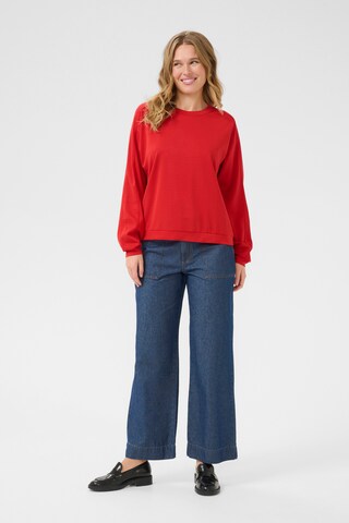 Kaffe Sweatshirt 'BPida' in Rot