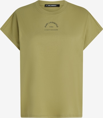 žalia Karl Lagerfeld Marškinėliai: priekis