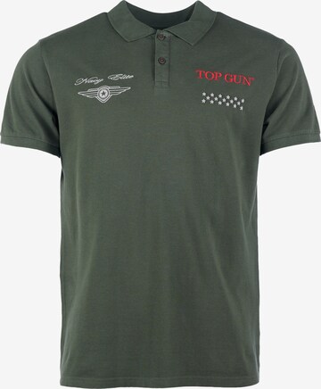 TOP GUN Poloshirt in Grün: predná strana