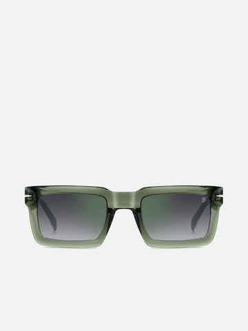 Lunettes de soleil David Beckham en vert : devant