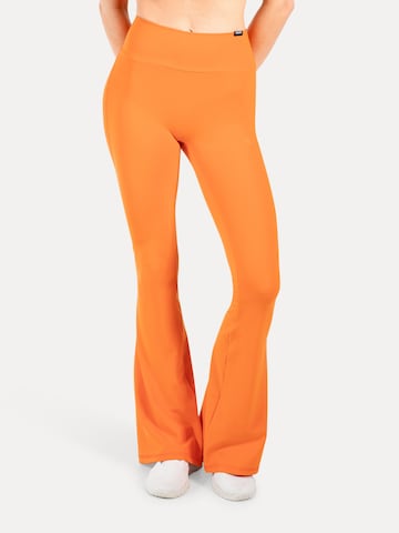 Smilodox Slimfit Leggings in Orange: Vorderseite