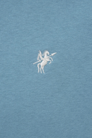 DENIM CULTURE Majica 'Sebastian' | modra barva