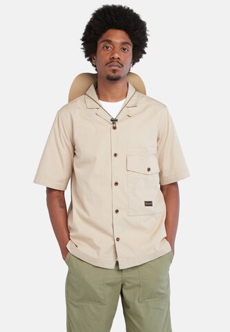 TIMBERLAND Regular fit Overhemd in Beige: voorkant