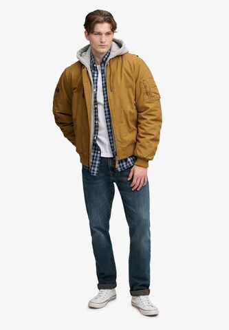 Superdry & Co Tussenjas 'Ma1' in Bruin