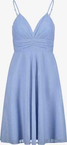 Robe de soirée Vera Mont en bleu : devant