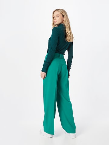 Peppercorn Loose fit Trousers with creases 'Ginette' in Green