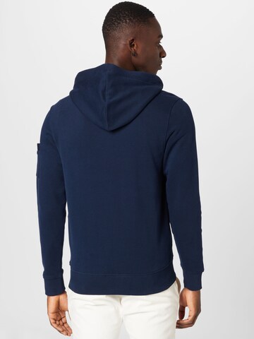 TOM TAILOR Sweatjacke in Blau