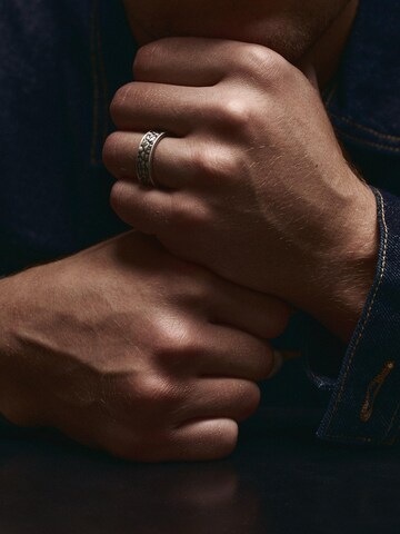 REYTEL Ring 'STONE WALLS' in Zilver