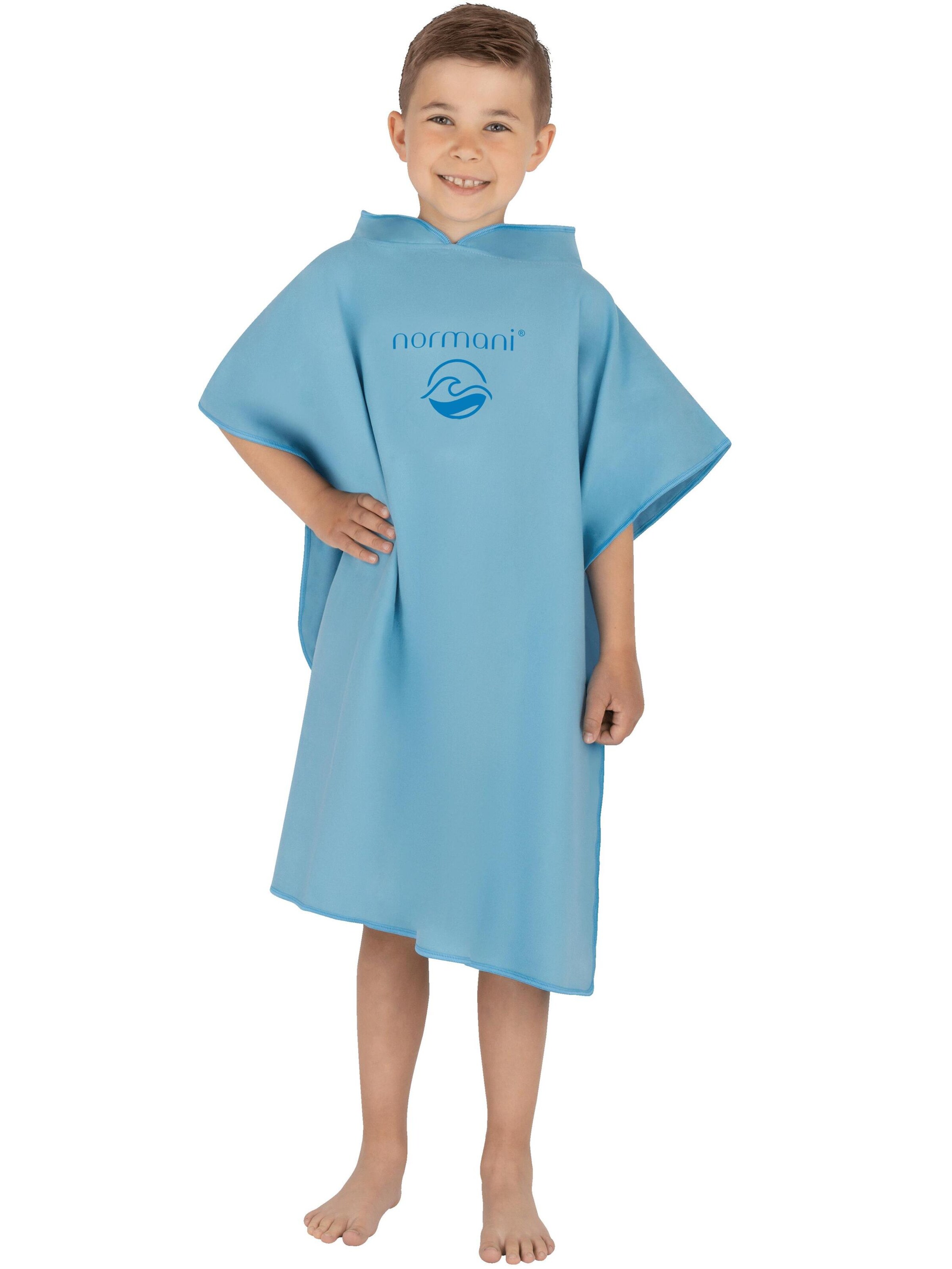 normani Bathrobe ' Manati ' in Blue