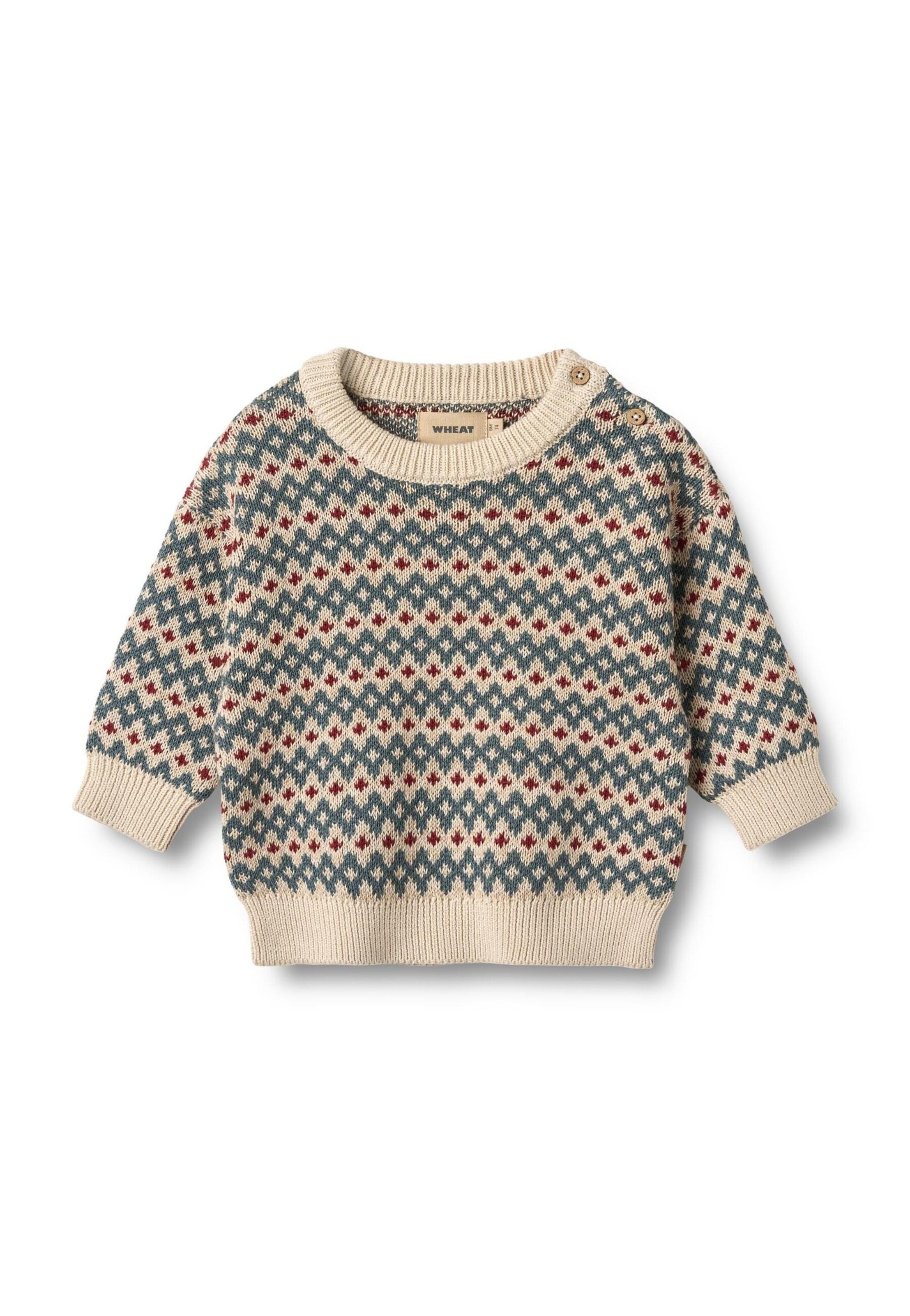 Pullover 'Harlow' di WHEAT in bianco: frontale