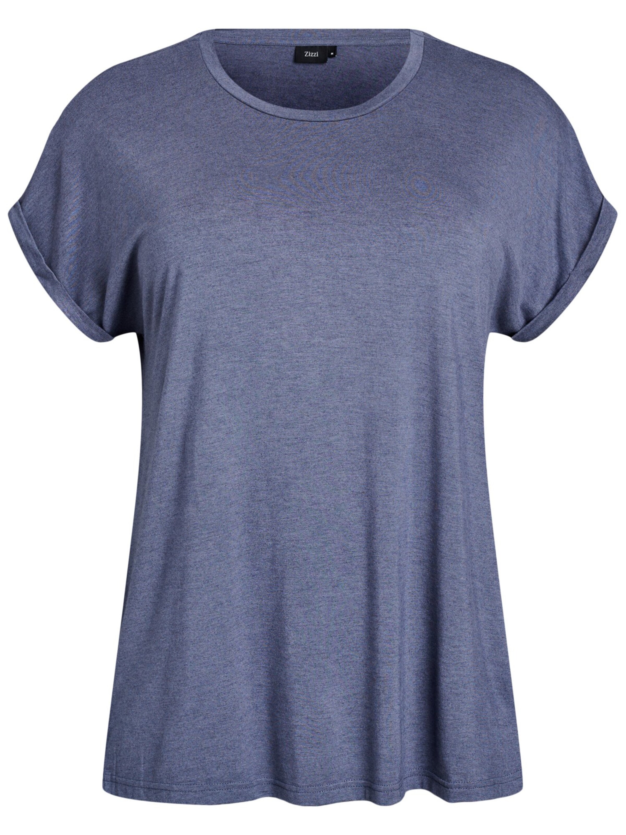 Zizzi - Camisa 'MANNA' em azul: frente